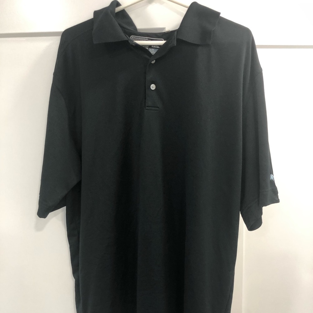 Cutter & Buck CB DryTec LUXE Black XL Polo